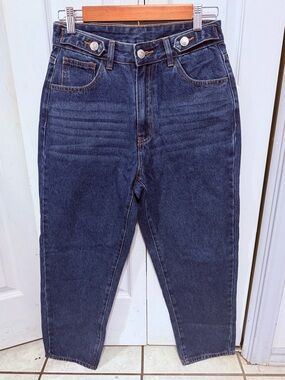 High-Waisted Dark Wash Jeans
